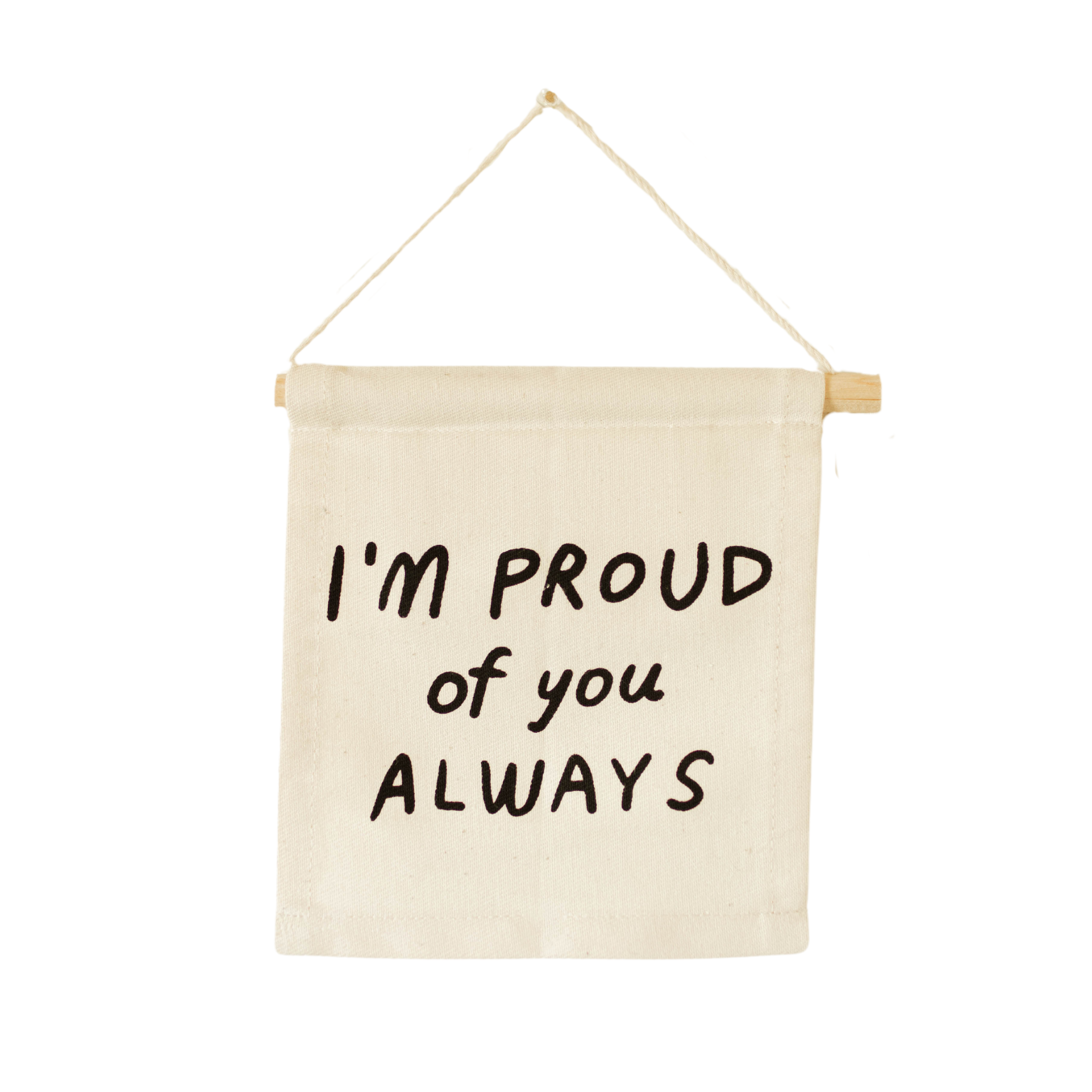 Imani + KIDS by Imani Collective - I'm proud of you hang sign