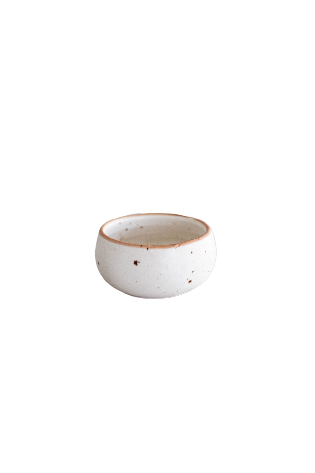 Luxe B Co - Ceramic White Speckled Dip Bowl