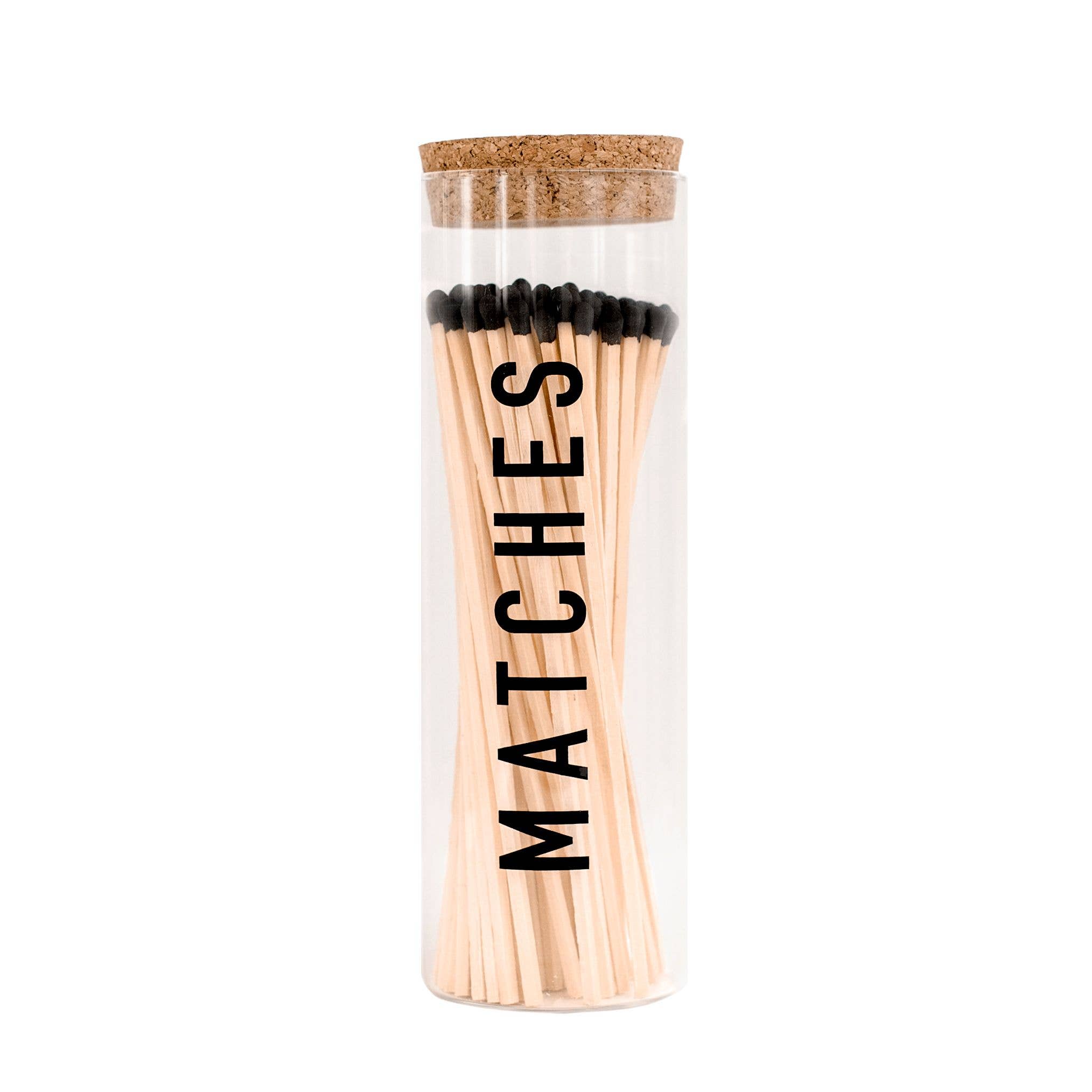 Hearth Matches, Black Tip - Home Decor & Gifts