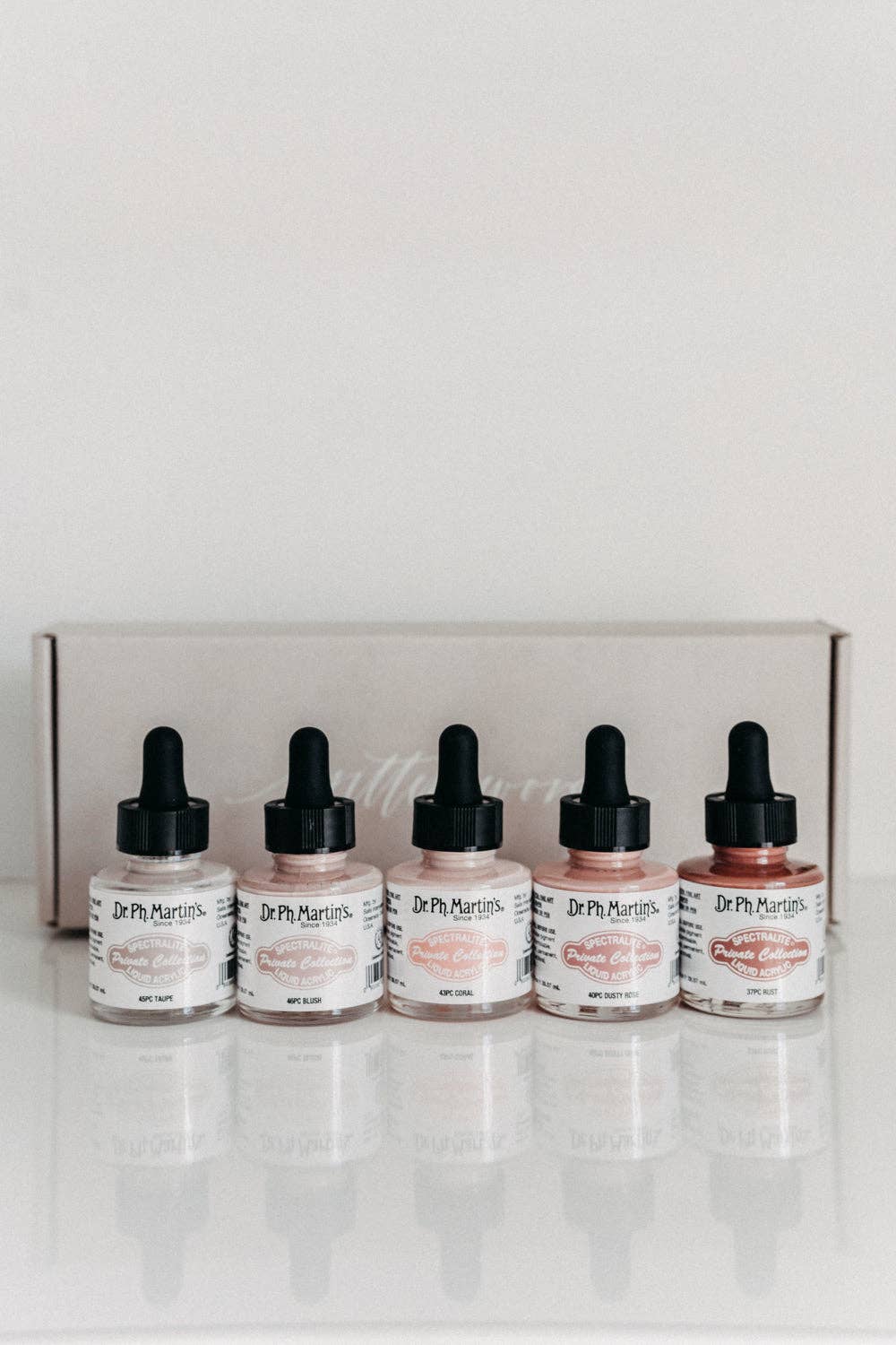 Warm Tone Calligraphy Ink Set of 5
