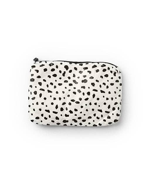 Local Beach Water Resistant Printed Pouch: Cheetah Medium