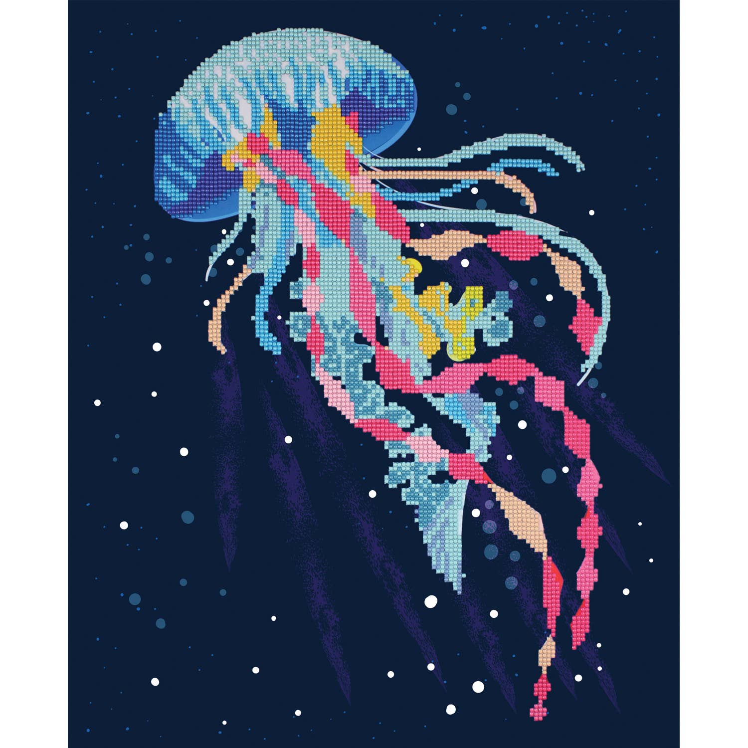 Vibrant Ocean Diamond Painting Kit: 01 Multi