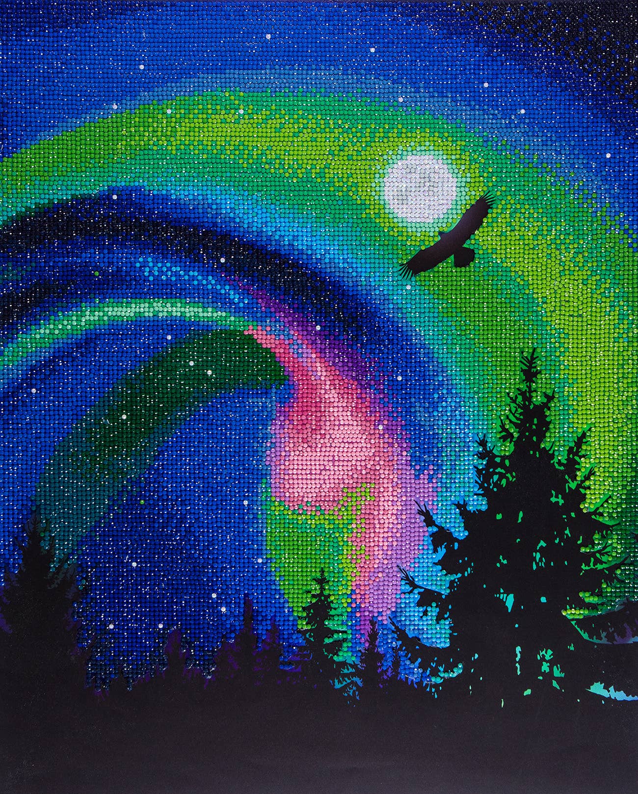 Diamond Arts-Aurora Eagle Diamond Art Kit Advanced: 01 Multi