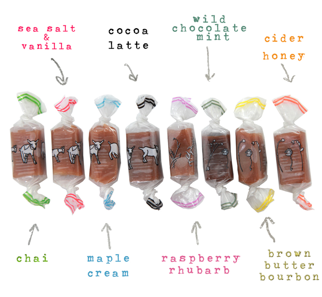 Santa Goat Milk Caramel Box: Chocolate Mint