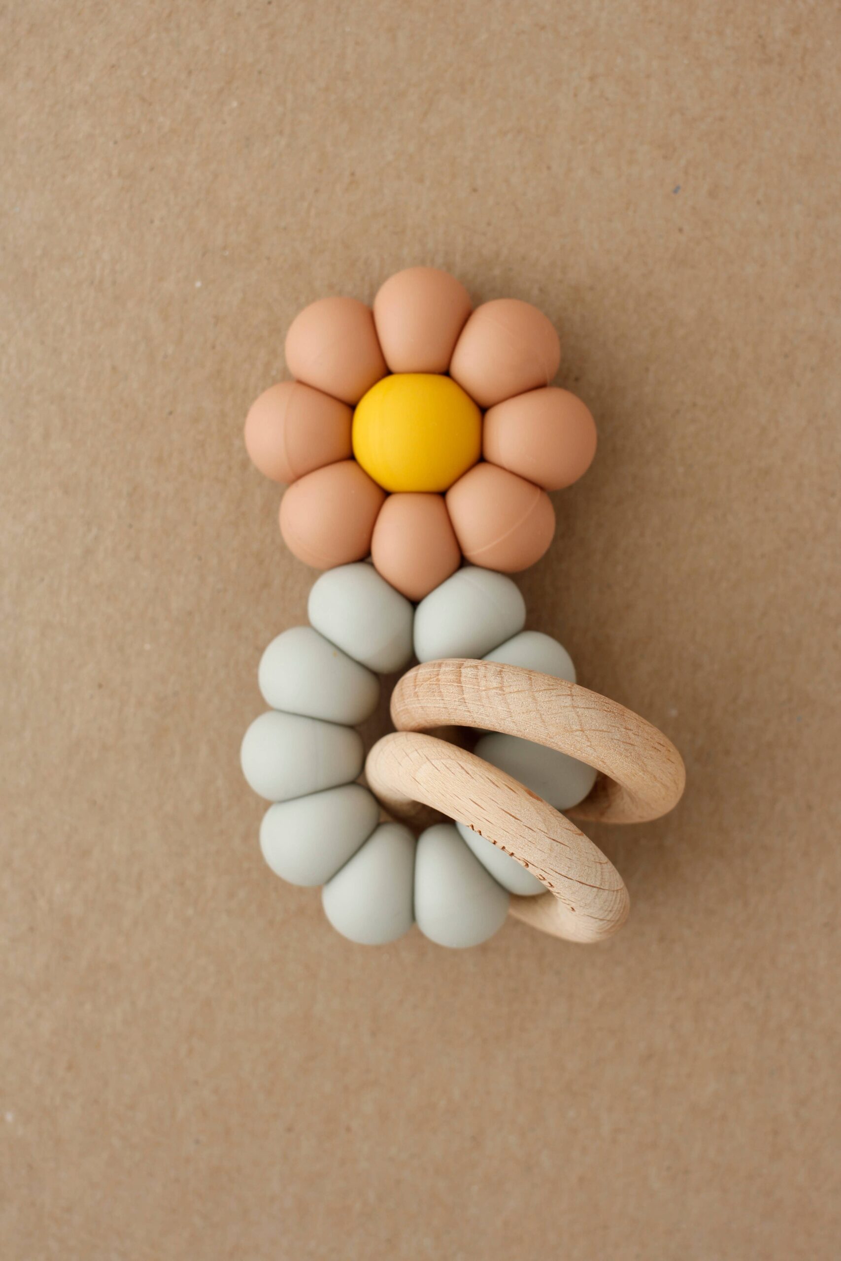 Little Chew - Teether - Chamomile | Dusty Coral