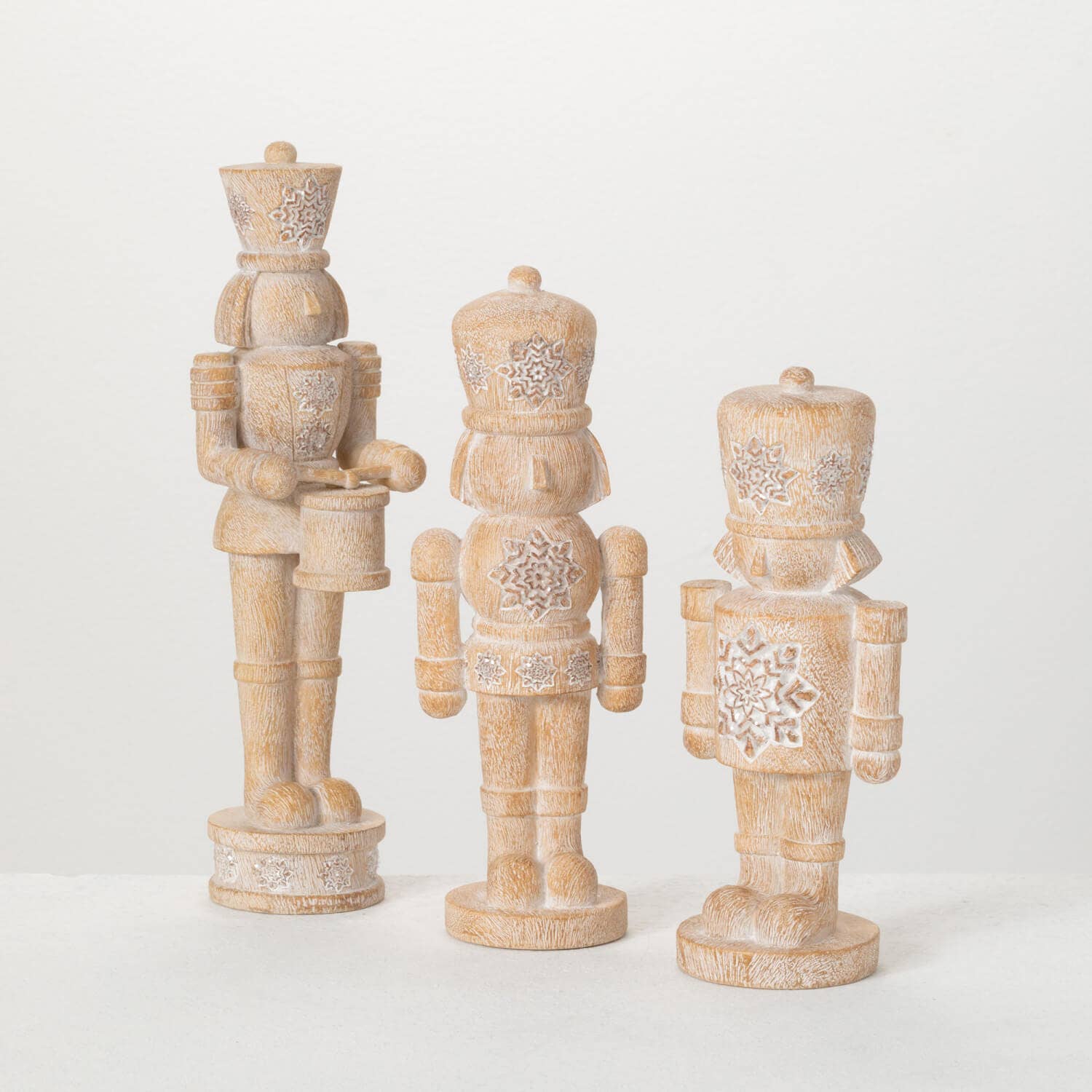 Sullivans Home Decor - Whitewashed Nutcracker