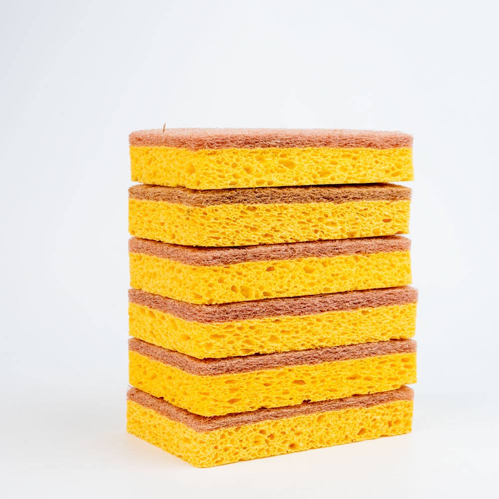 EcoFreax - Walnut and Cellulose Biodegradable Scrubber Sponge