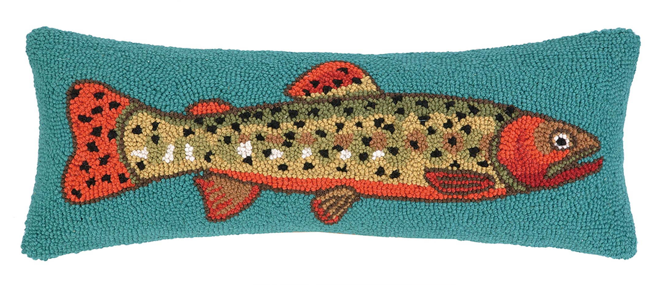 Peking Handicraft - Trout Right Hook Pillow