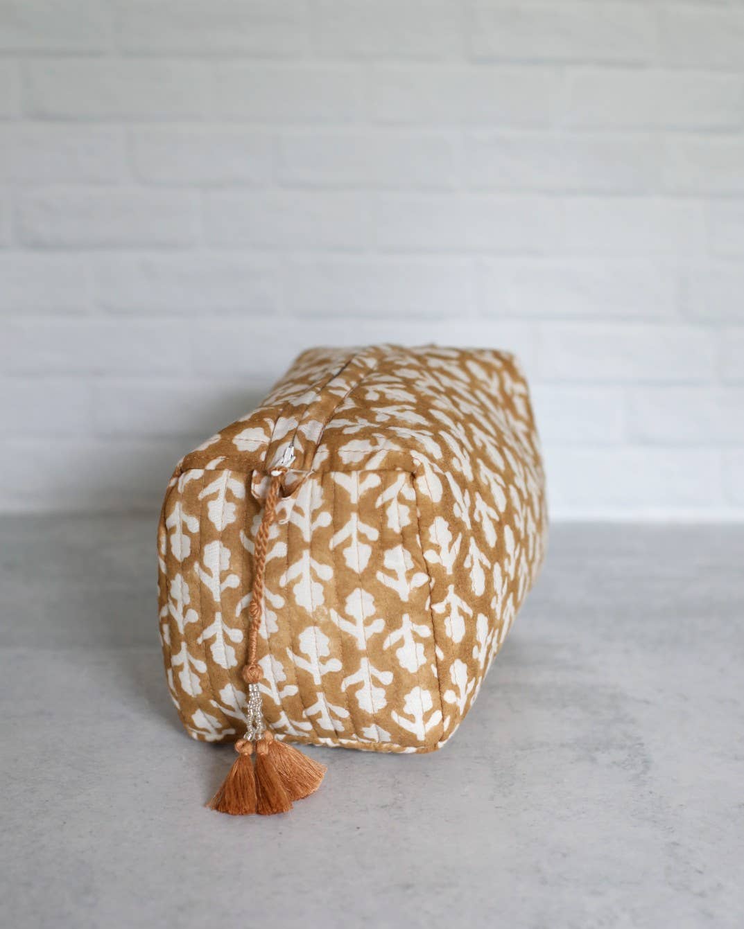 Pacific & Rose Textiles - Cosmetic Bag Charlotte Caramel