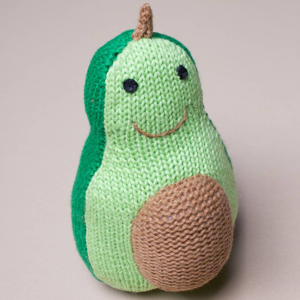 Estella - Organic Baby Toy - Avocado Rattles (Handmade)