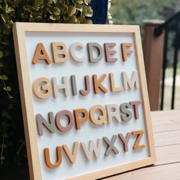 Silicone Alphabet Magnets
