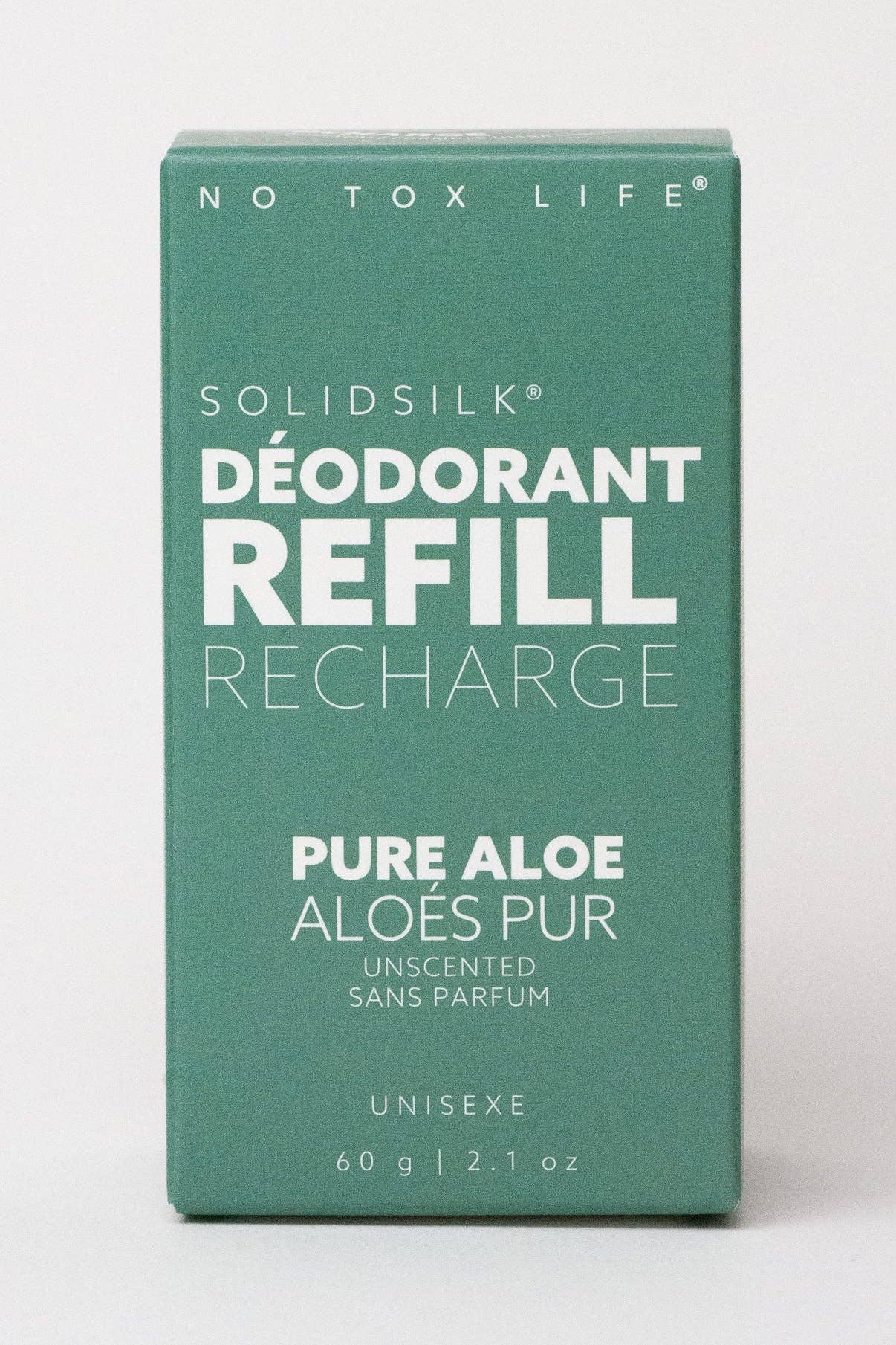 No Tox Life - SOLIDSILK® Deodorant Refill Capsule (Pure Aloe)
