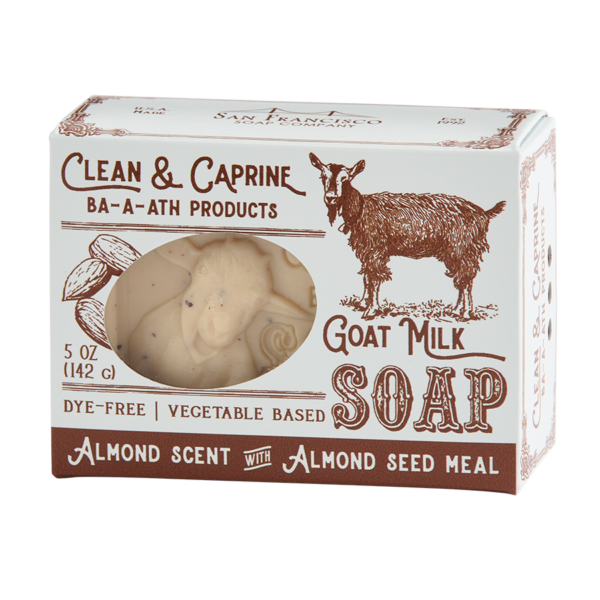 Almond Goat Milk 5oz pressed bar soap