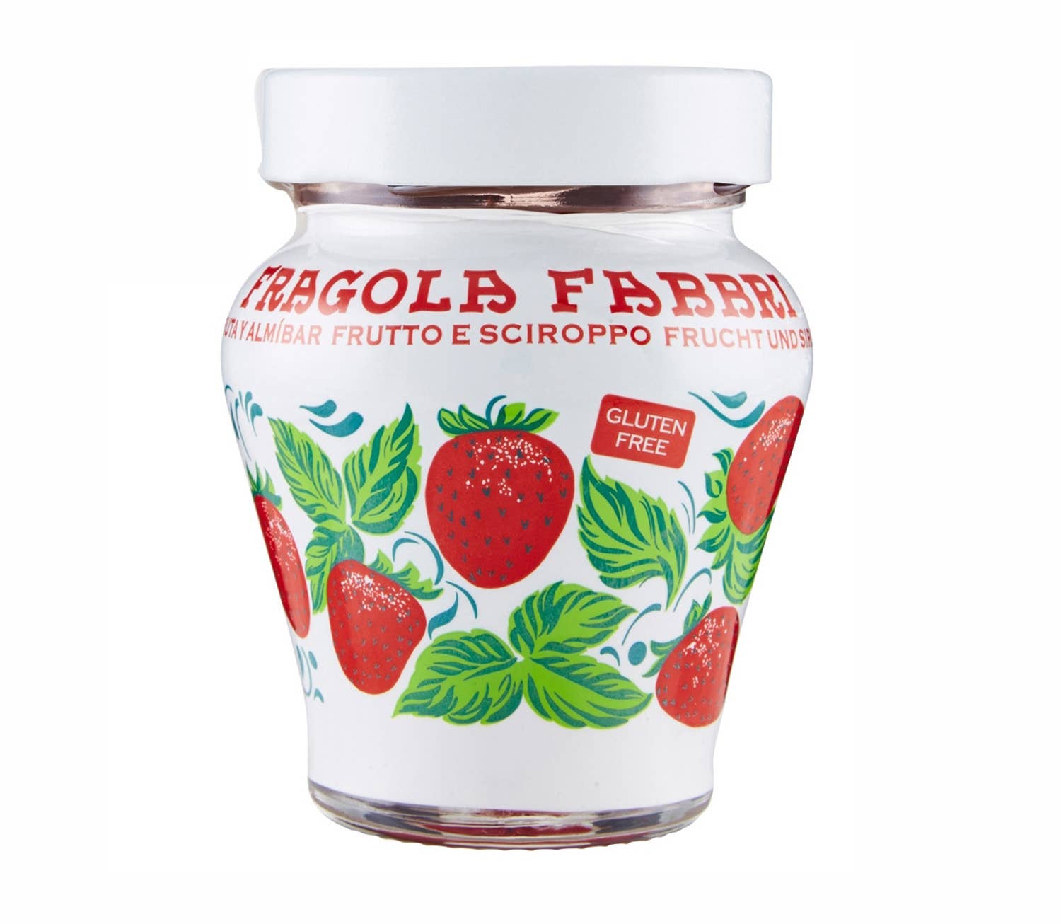 Gourmet Food Solutions, Inc. - Wild Italian Strawberries in Syrup - Fabbri 230g glass jar