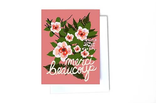 Elizabeth Grubaugh - Merci Beaucoup Card