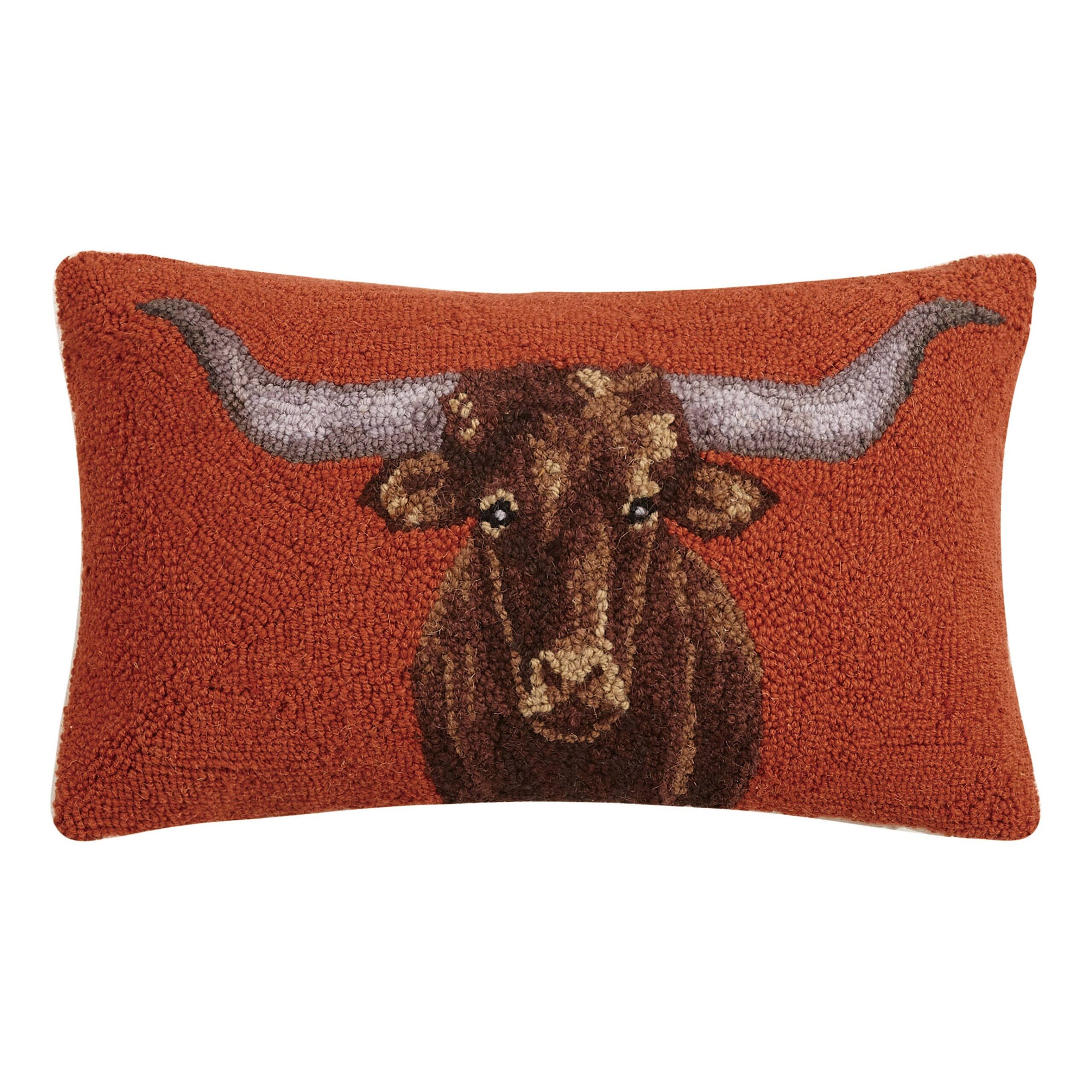Peking Handicraft - LONGHORN HOOK PILLOW