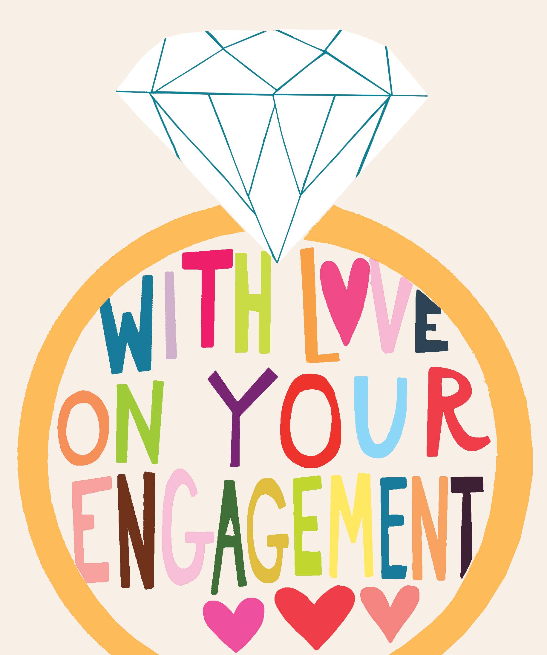 Paper Salad - With Love on Your Engagement