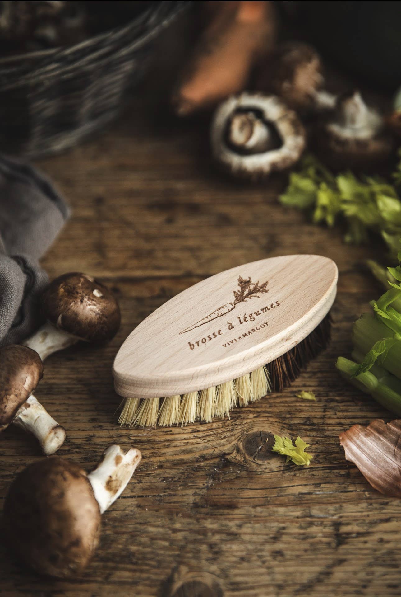 Vivi et Margot - Brosse à Légumes - French Vegetable Brush