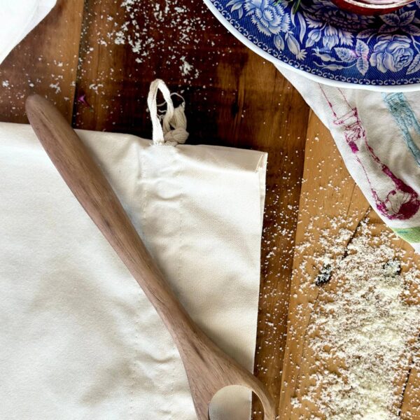 Handcrafted Walnut Wood Danish Dough Whisk