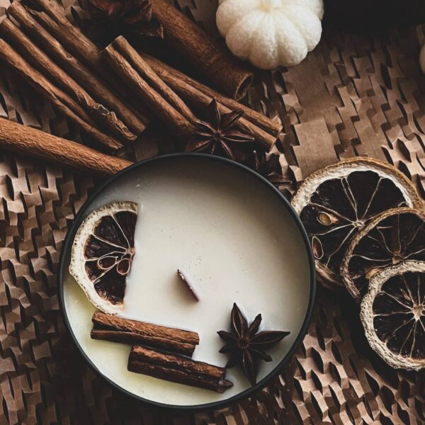 Agaboo Candle - Fall Aromatherapy Candle 5 oz 1.25x1.5in - Halloween