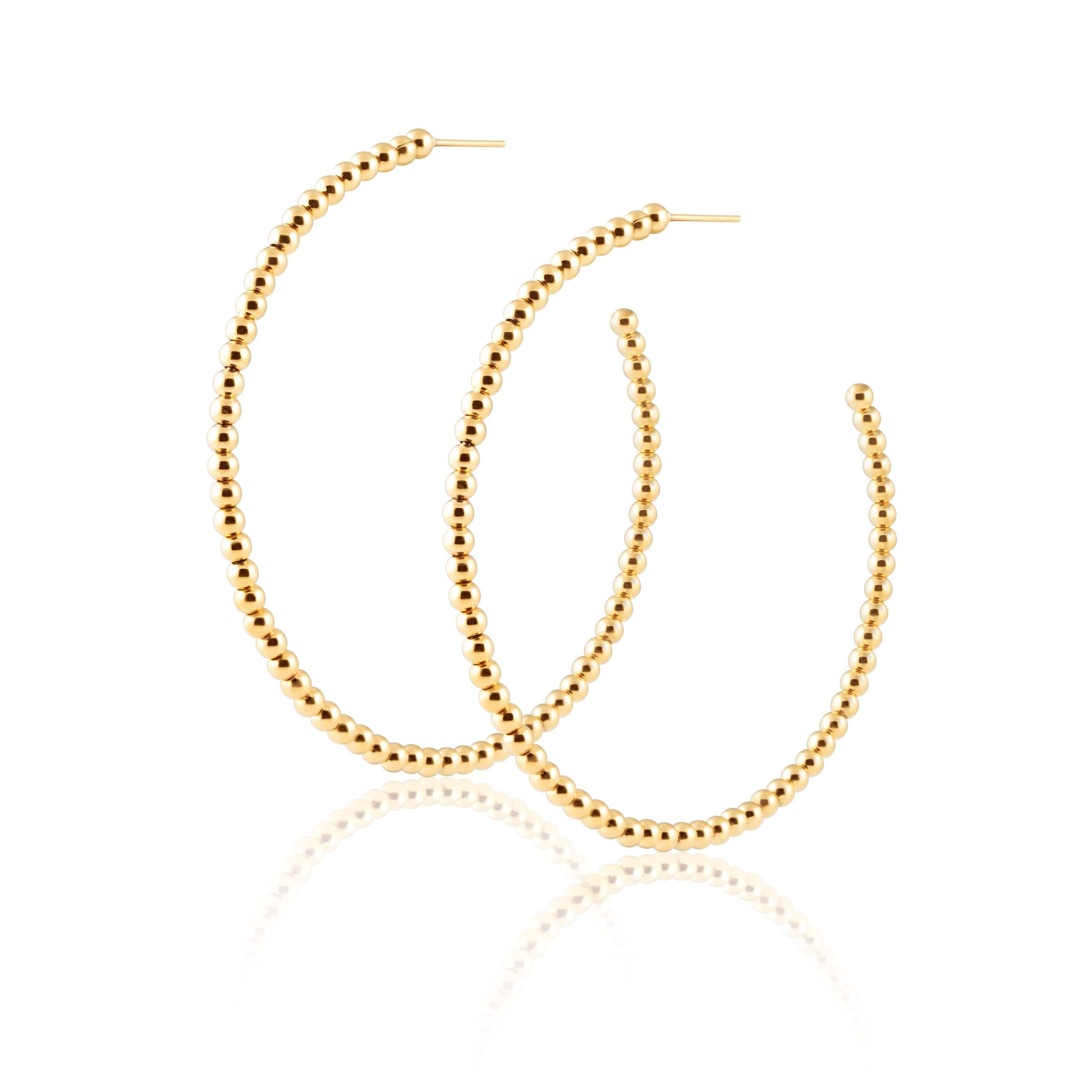 Sahira Jewelry Design - Chelsea Beaded Hoops