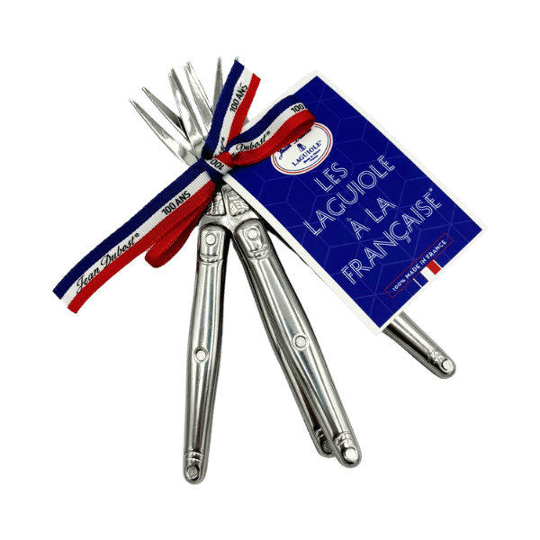 The French Farm - Jean Dubost 4 Cocktail Fork Stainless Steel