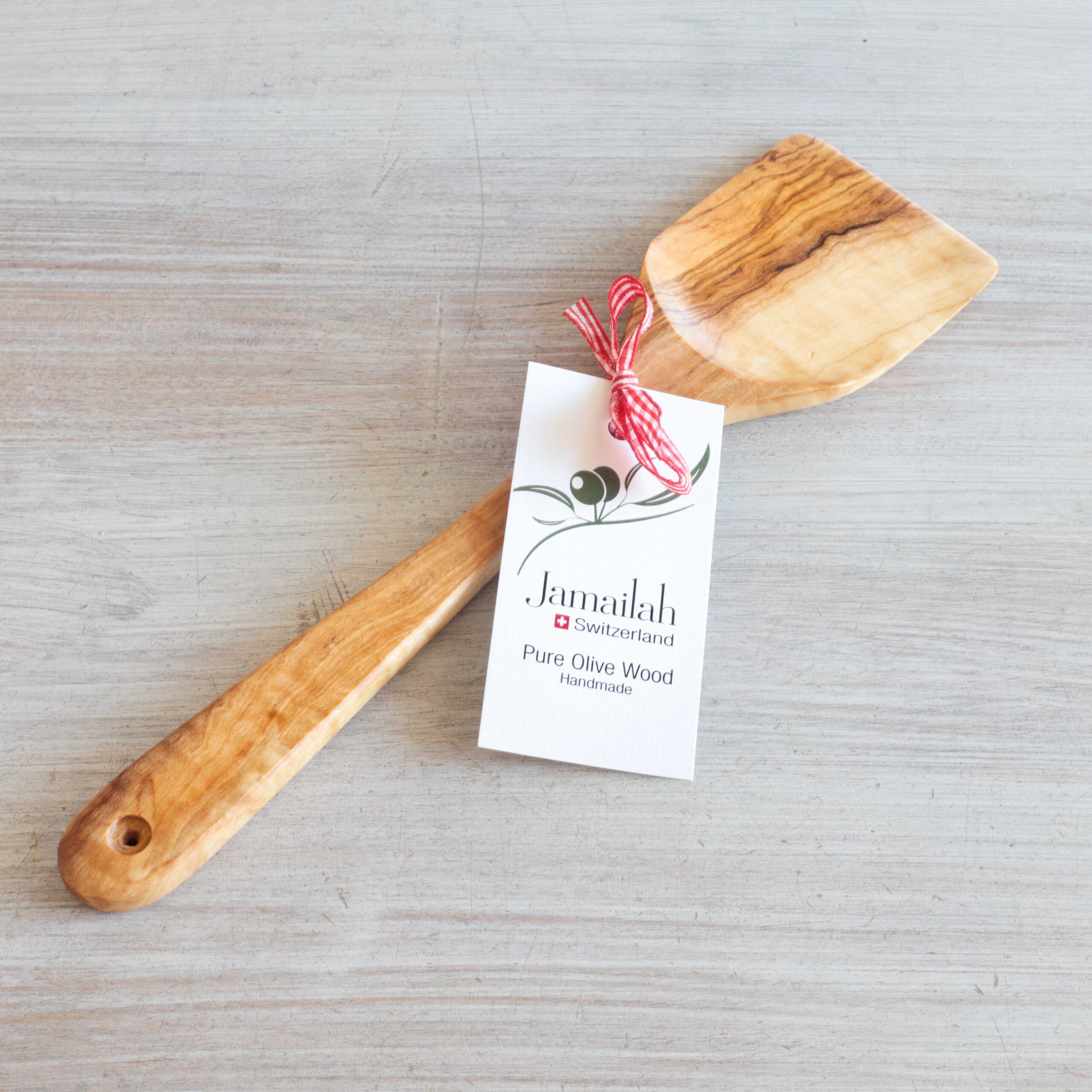 TOULON Spatula Olive Wood Handcrafted