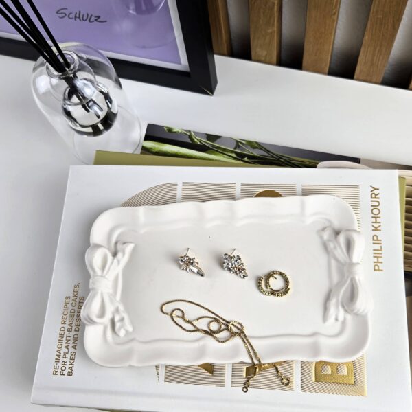 Bow Lace Tray Rectangle
