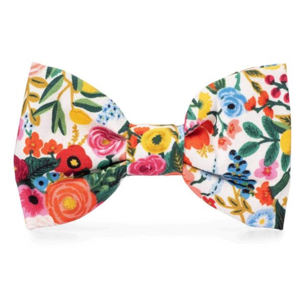 Rifle Paper Co. x TFD Garden Party Dog Bow Tie: Standard