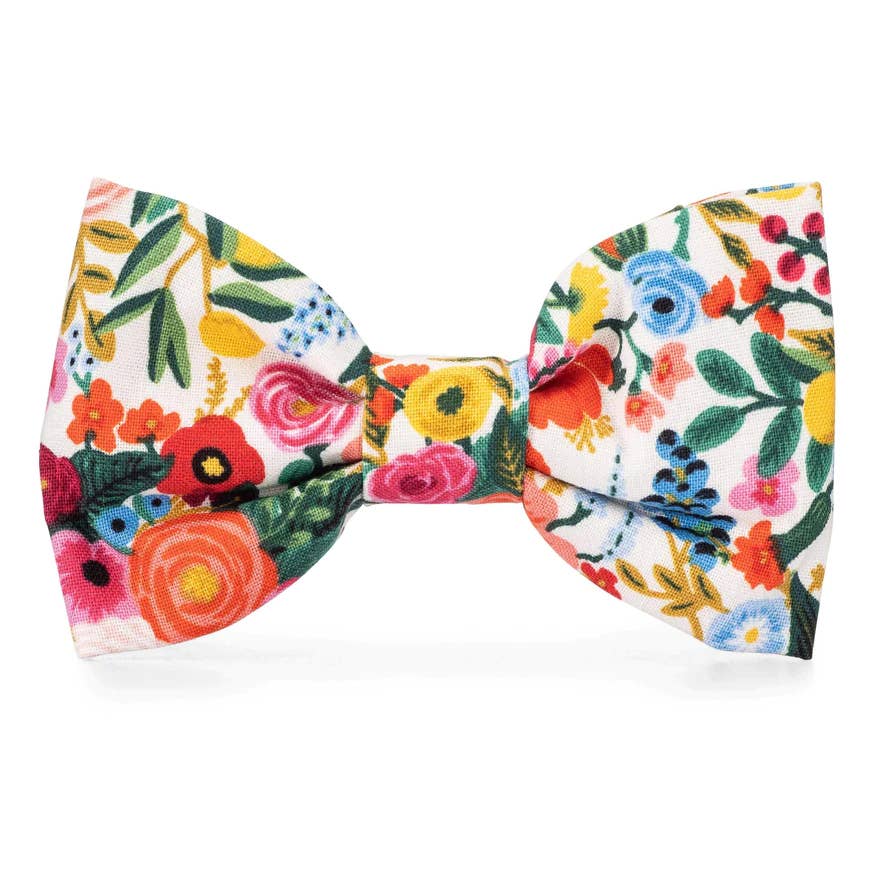 Rifle Paper Co. x TFD Garden Party Dog Bow Tie: Standard
