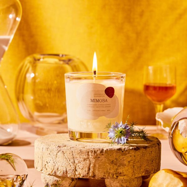 Rewined Mimosa Candle 10 oz: 100% soy wax