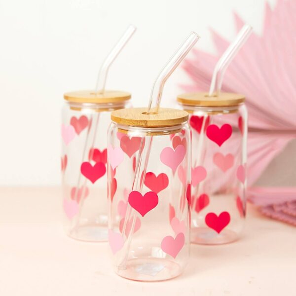 Heart Glass Tumbler