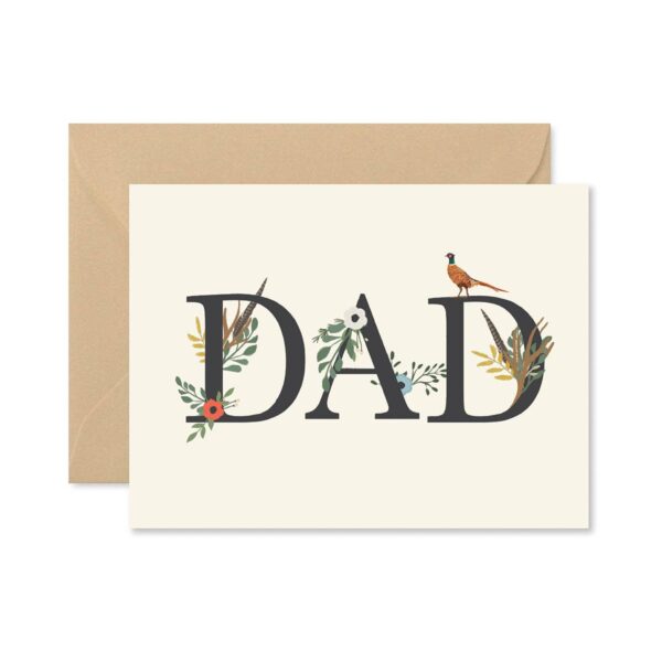 Dad Floral Greeting Card