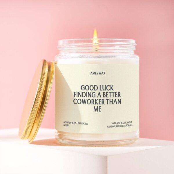Coworker Gift Better Coworker Than Me Candle