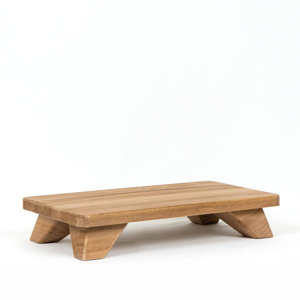 16x10x3 wood riser (RECTANGLE) natural