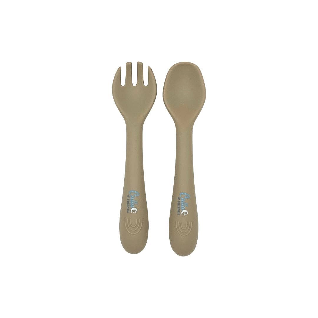 My First Silicone Utensils: Fawn