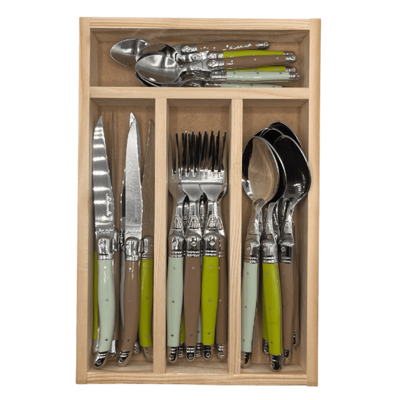 Jean Dubost Robinson 24 Pc Everyday Flatware Set