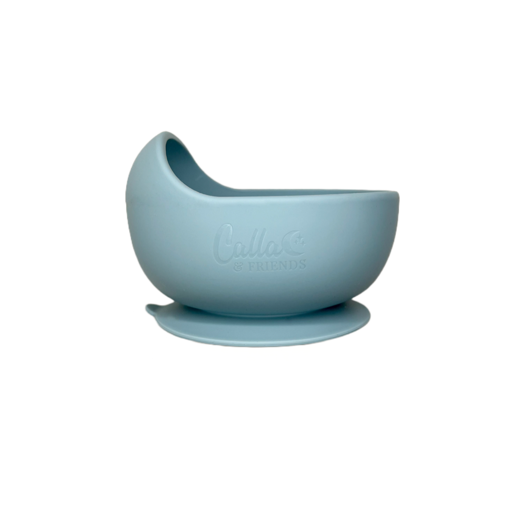 Easy Scoop Suction Bowl: Powder Blue