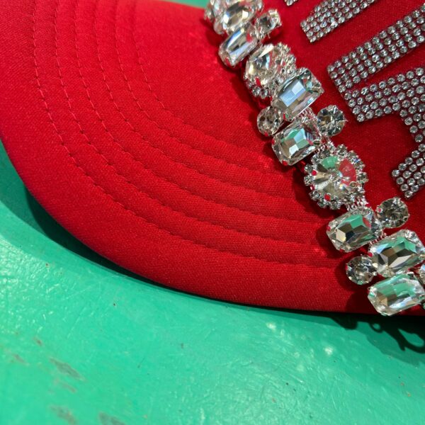 Jumbo Rhinestone Trucker Chain | Hat Jewelry | Sparkle |