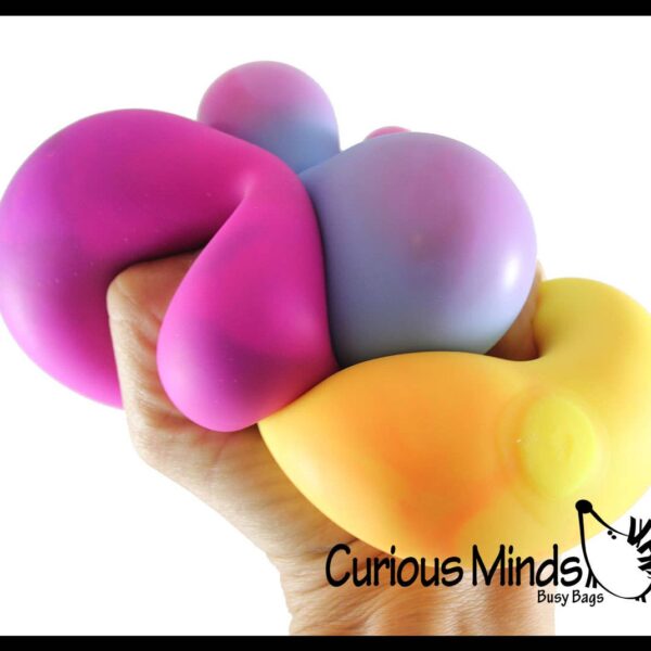 1 Color Change Nee Doh Soft Fluff-Filled Squeeze Stress Ball