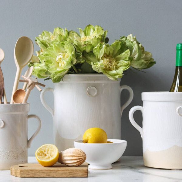 etúHOME - White Handthrown Crock - Image 4