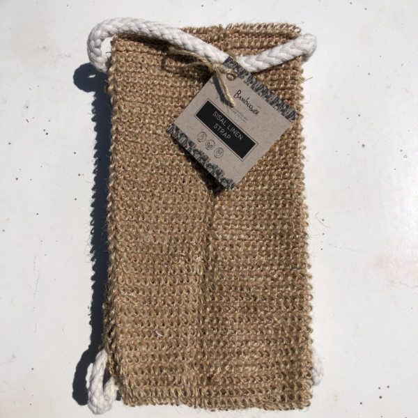 Sisal Linen Back Exfoliating Strap - Image 2