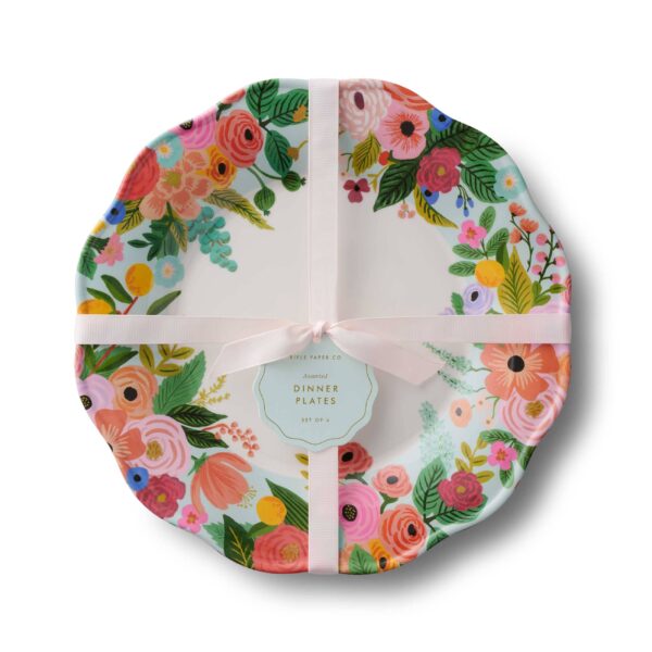 Garden Party Melamine Assorted Dinner Plates - Image 2