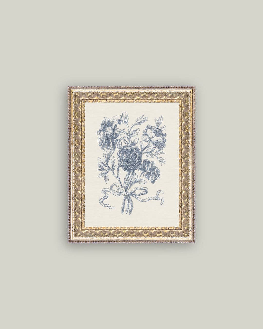 Blue Flower Sketch 2: 8x10