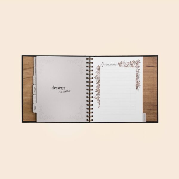 Around Our Table: Blank Recipe Book with Recipe Cards - Image 2