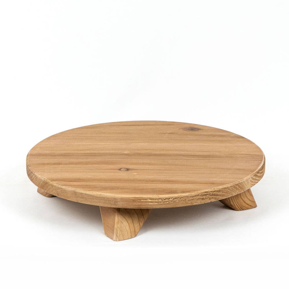 15x15x3  wood riser (ROUND) natural