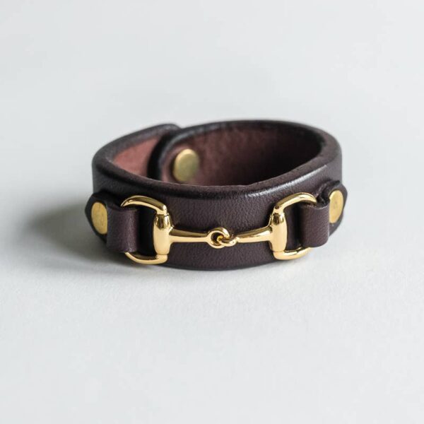 The Horse Bit Napkin Ring: Tobacco