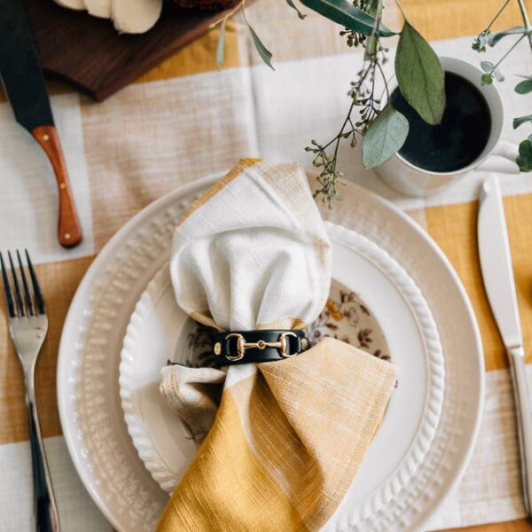 The Horse Bit Napkin Ring: Tobacco - Image 2