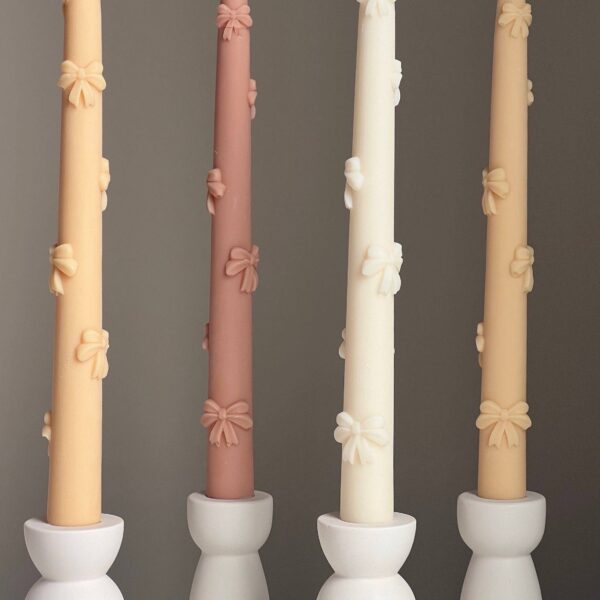 Ribbon Taper Candle: Mellow - Image 5