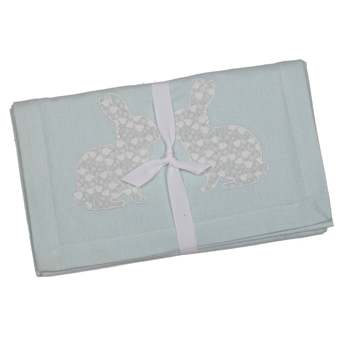 Aubrey Bunny Runner   Mist/White   13x96